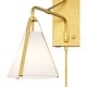 preview thumbnail 7 of 9, Crystorama Lighting Group FUL-901 Fulton 18" Tall Wall Sconce with