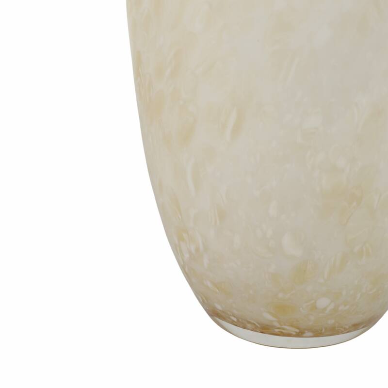 Glass Decorative Vase Textured Handcrafted Sculptural Statement Style