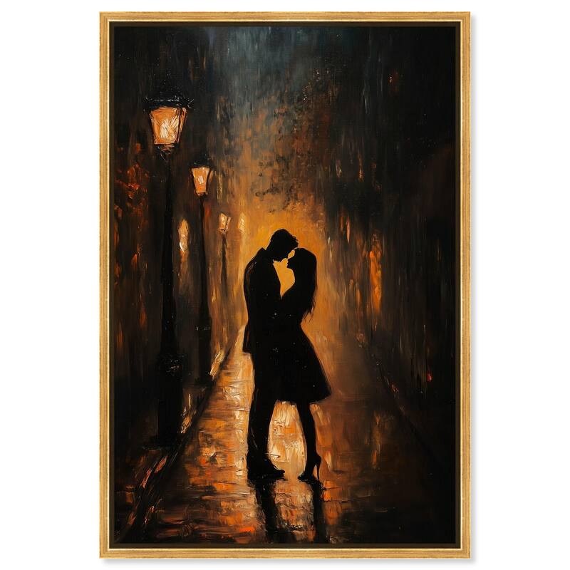 Lost in the Moment Canvas by Art Remedy - Gold - 36" x 54"