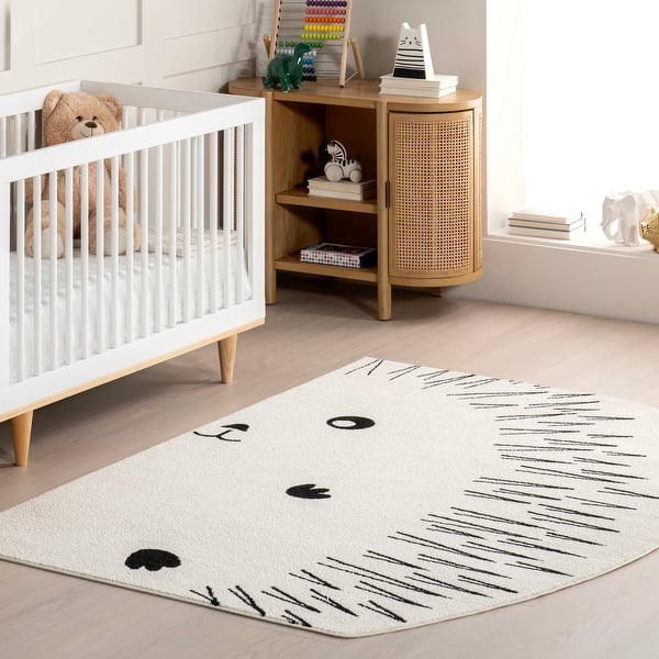 slide 1 of 1, Nuloom Amelie Hedgehog Kids Area Rug.