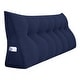 preview thumbnail 94 of 182, WOWMAX Large Reading Wedge Headboard Pillow for Bed Rest Back Support