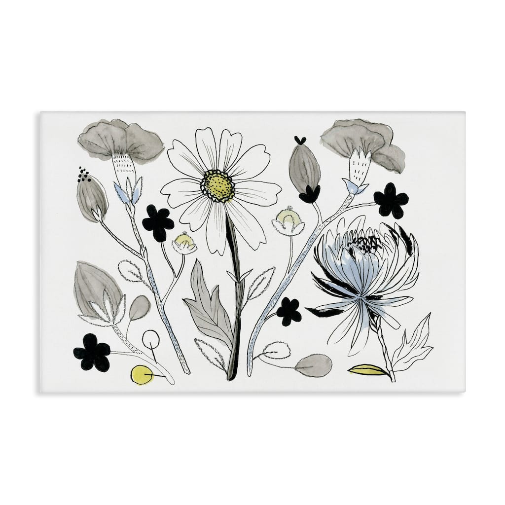 Stupell Simple Drawn Nature Sprigs Canvas Wall Art Design By Ashley Davis