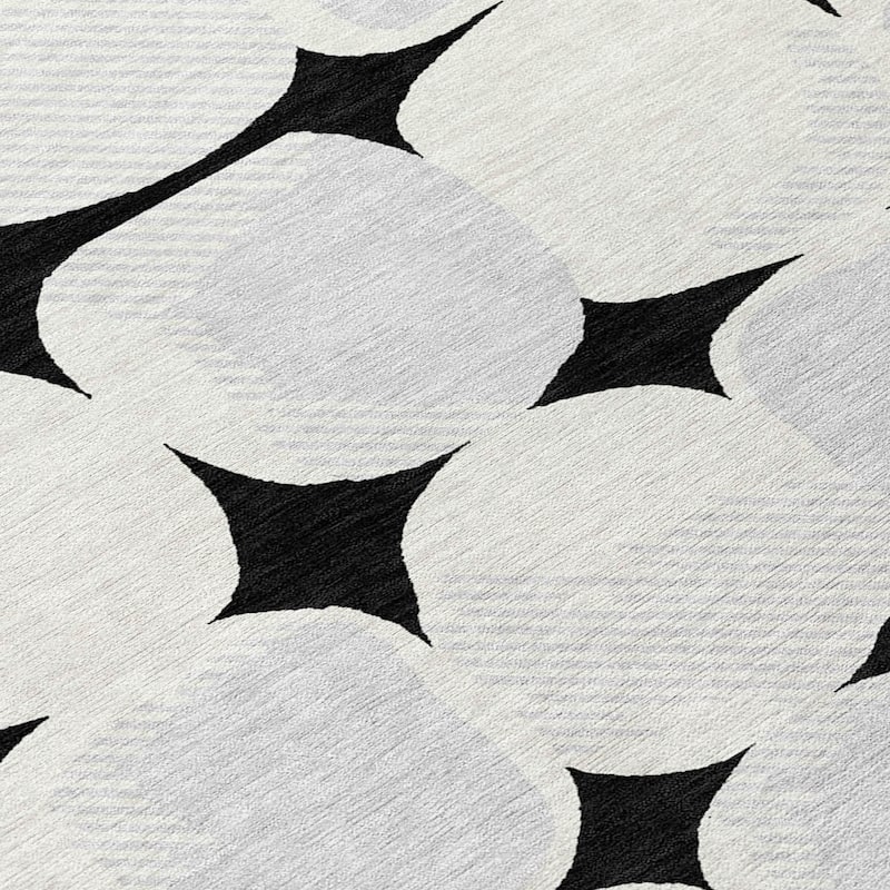 Machine Washable Indoor/ Outdoor Chantille Modern Puffy Rug