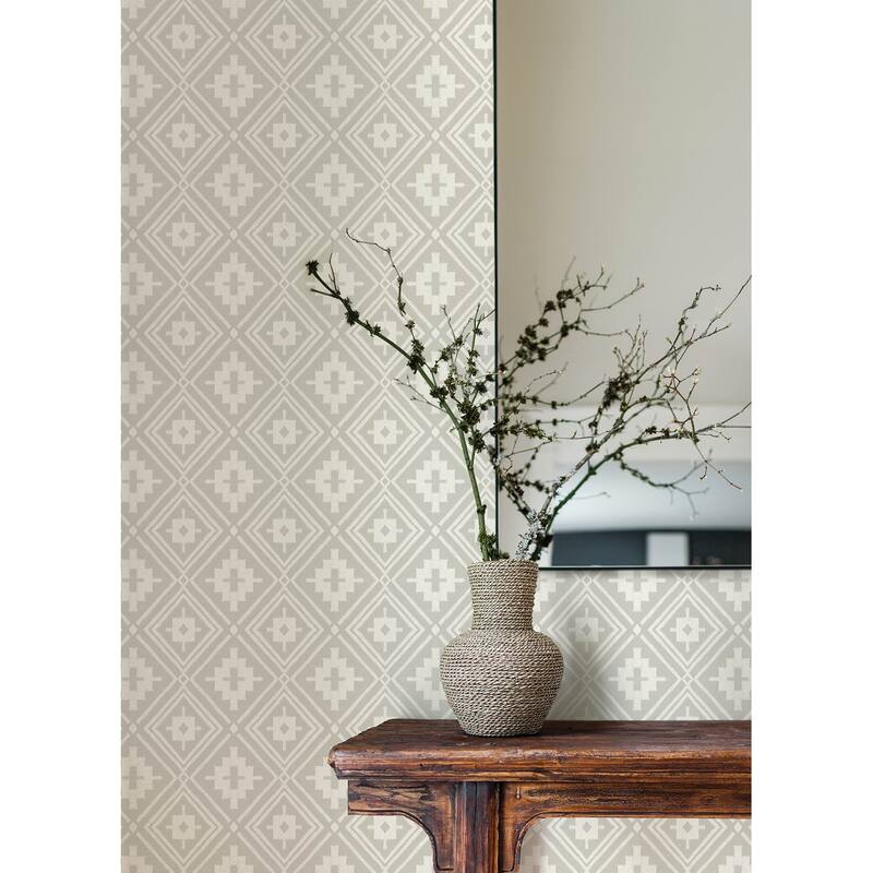 Camp Blanket Silver Wallpaper