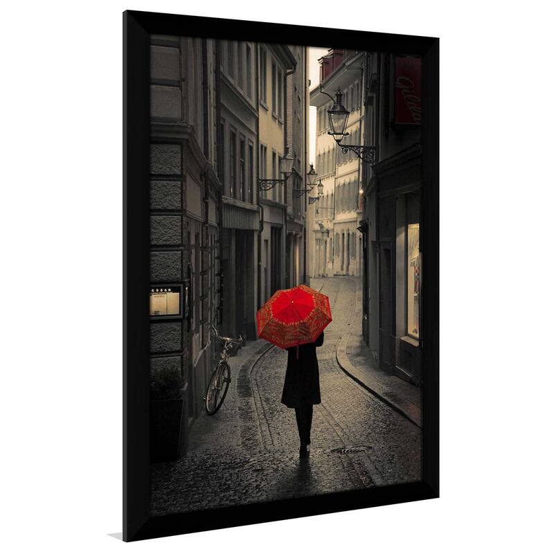 "Red Rain" by Stefano Corso Print on Acrylic
