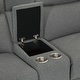 preview thumbnail 16 of 31, Blythe Power Double Reclining Loveseat with Console