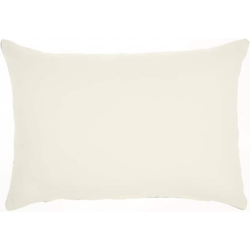 HomeRoots Solid Black Casual Throw Pillow