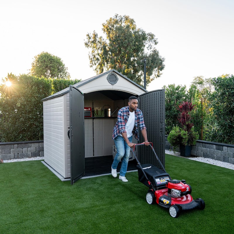 Lifetime 8 ft. x 7.5 ft. Outdoor Storage Shed