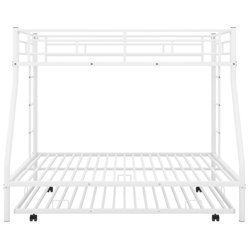 Twin over Full Bed with Sturdy Steel Frame, Bunk Bed with Twin Size