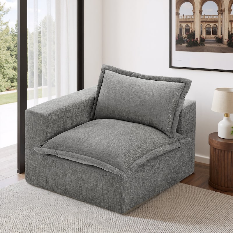 Comfy Cloud Couch Plush Modular Sectional Sofa For Living Room