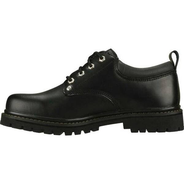 Shop Skechers Men S Alley Cats Black Oily Leather Bol