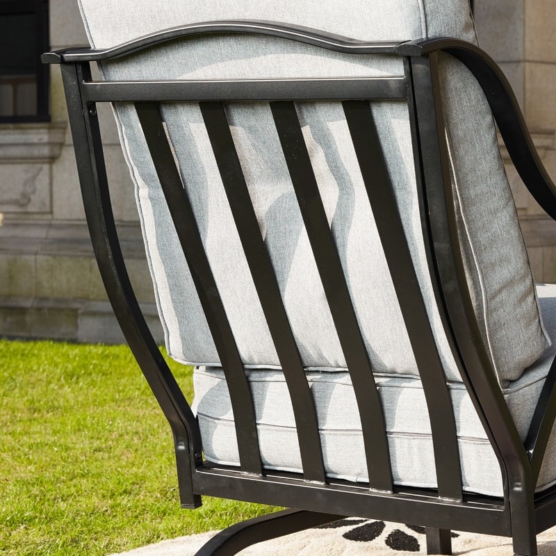 Patio Festival Outdoor Cushioned Rocking-Motion Chair