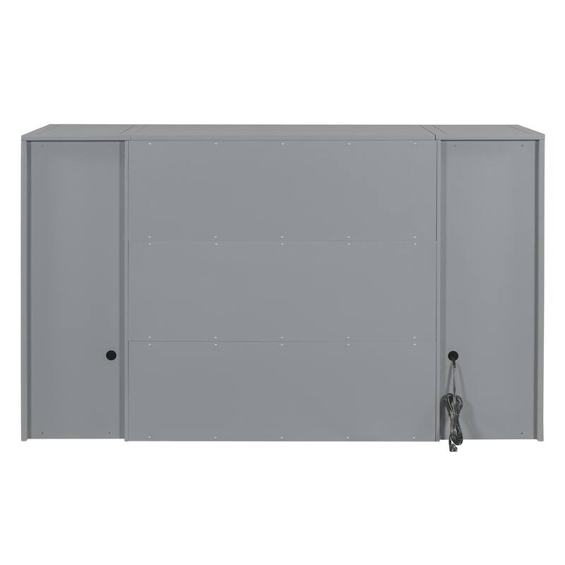 Murphy Bed with Drawers, Cabinets, USB Ports