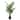 4' Artificial Areca Palm Tree with 12 Leaves in Black Plastic Pot