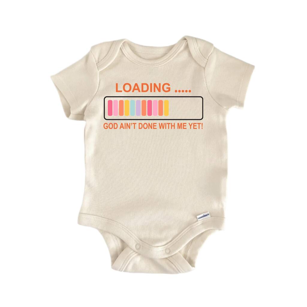 Loading God Jesus Religious God Christian - Baby Boy Girl Clothes Bodysuit