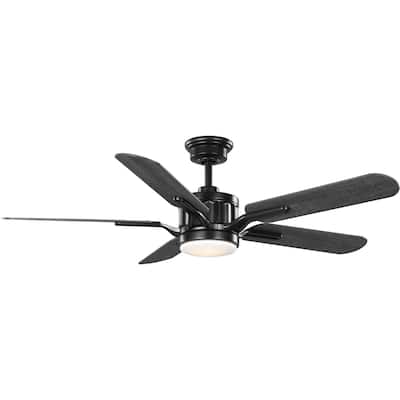 Progress Lighting Claret 54" 5 Blade LED Ceiling Fan with Remote
