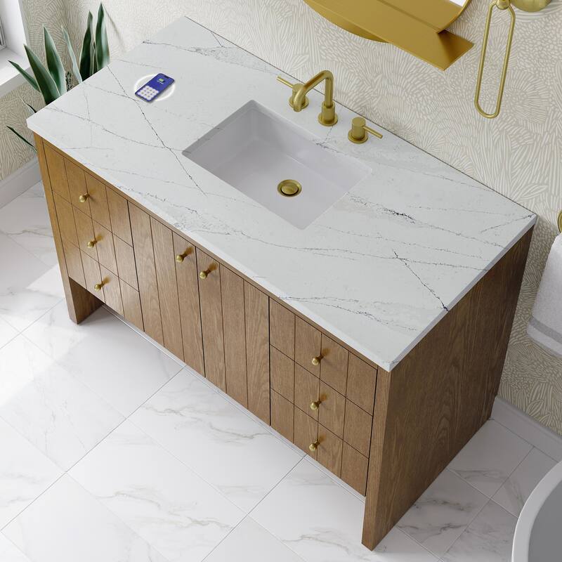 James Martin Vanities 435-V48-FENC Hudson 48" Free Standing Single