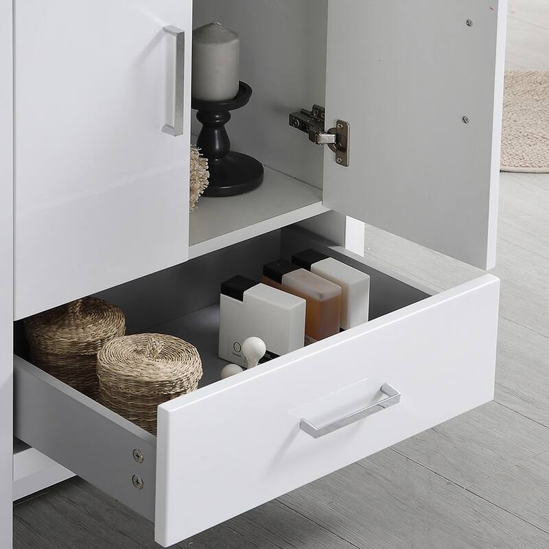 Fresca Senza 30" Free Standing Single Basin Vanity Set with MDF