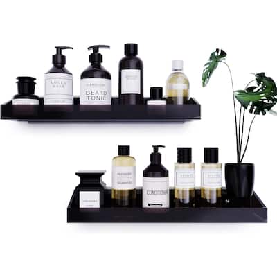 2 Pack Acrylic Shower Shelves Bath Organizers - 4*15*3inch