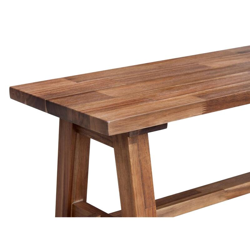 NPD Furniture Bedford 59 Inch Bench with A Base