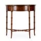 preview thumbnail 3 of 6, Skilling 31 in. W Specialty Demilune Shape Wood 1-Drawer Console Table