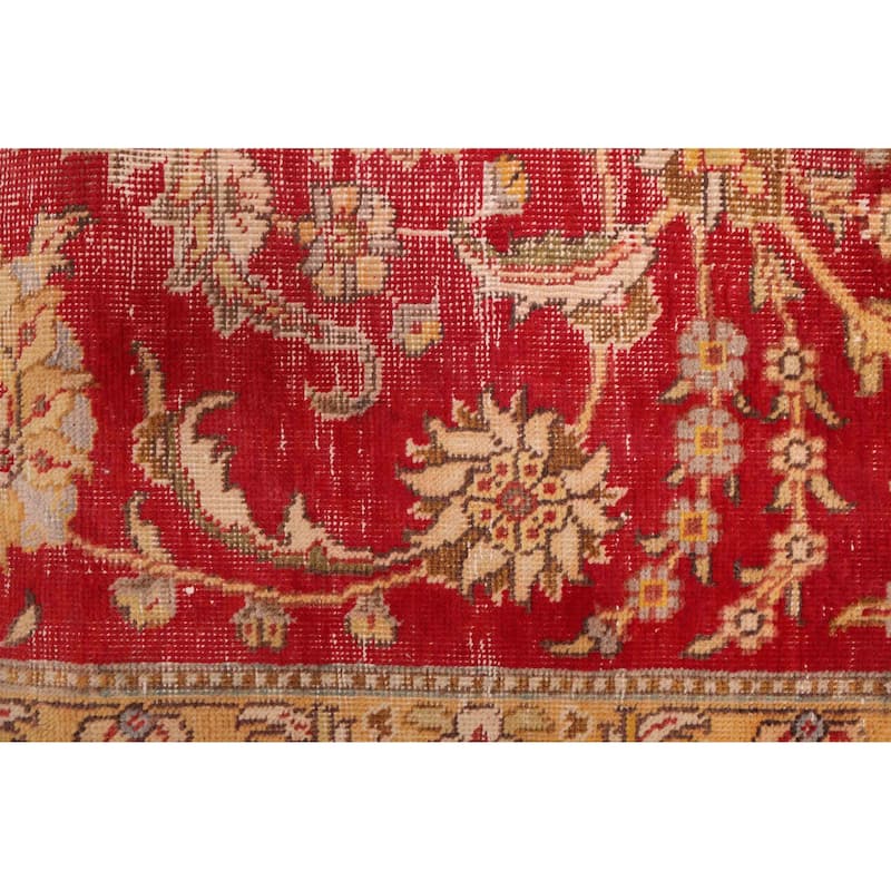 ECARPETGALLERY Hand-knotted Antalya Vintage Red Wool Rug - 8'8 x 11'4