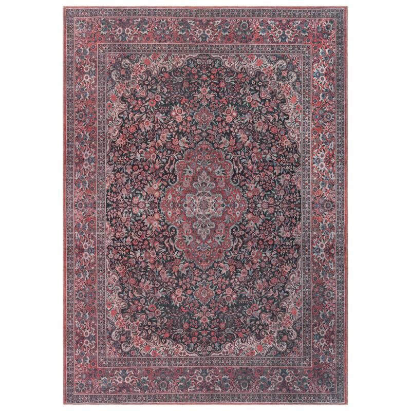 Thomasville Emporia Industrial Old World Chenille Machine Washable Non-Slip Flat Pile Area Rug Collection