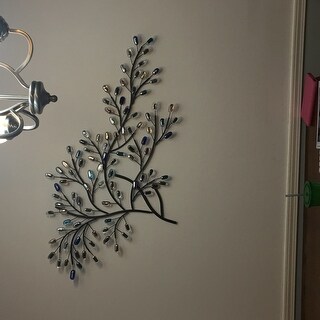 Harper Blvd Willow Multicolor Metal/ Glass Tree Wall Sculpture