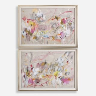 Uttermost Metropolitan Rush Abstract Prints, Set of 2