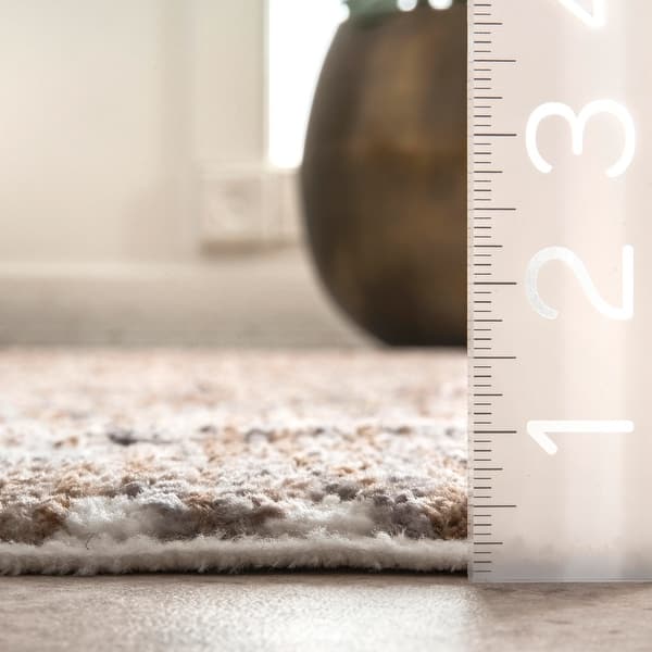 dimension image slide 1 of 3, Nuloom Contemporary Modern Mayen Geo Trellis Area Rug