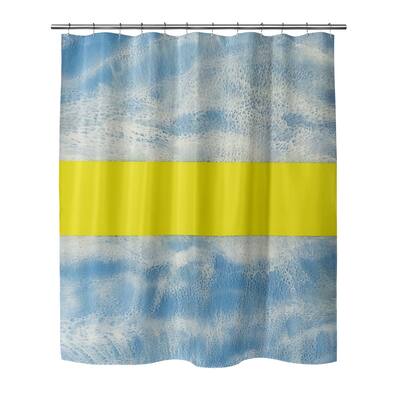 SURF ADVISORY Shower Curtain By Christina Twomey
