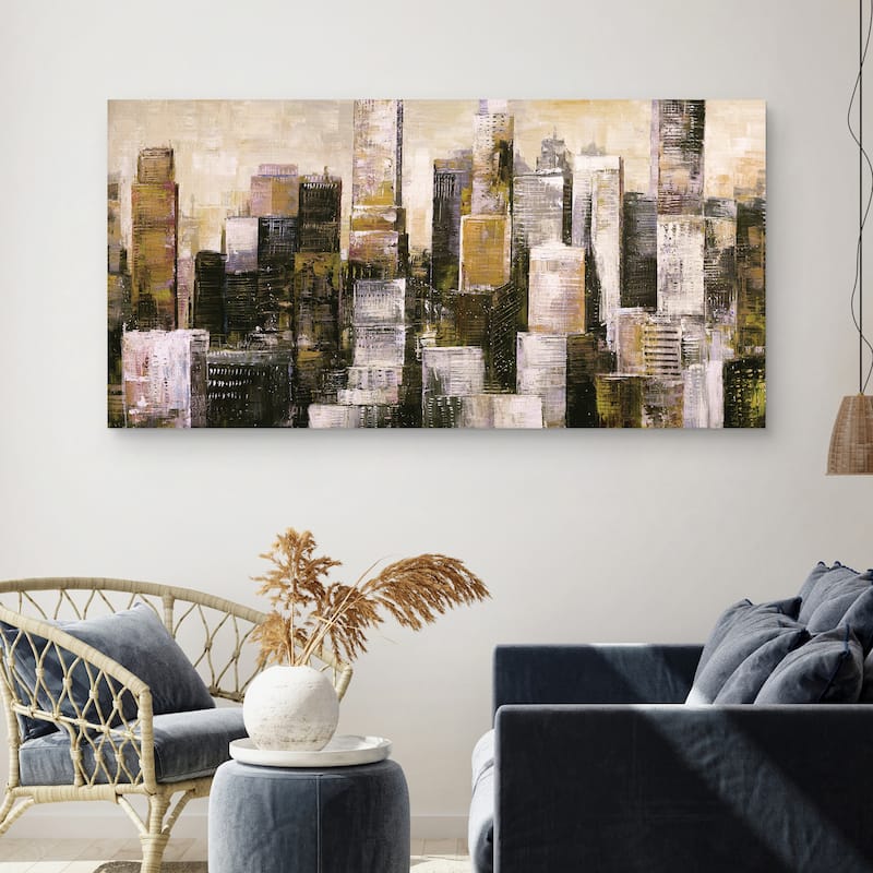 City Gold I by Sandy Doonan Canvas Art Print