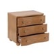 preview thumbnail 5 of 23, Christopher Knight Home - Modern Minimalist 23.62" Nightstand with Roller Glide Drawers & Solid Wood Legs, Versatile Home Use
