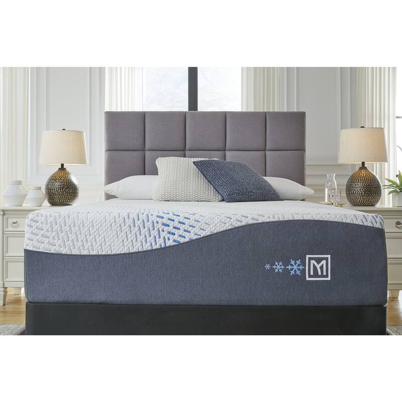 Signature Design by Ashley Millennium Cushion Firm Gel Memory Foam Hybrid White Mattress