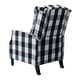 preview thumbnail 4 of 88, Damaris Comfy Recliner for Bedroom Set of 2 with wingback by HULALA HOME