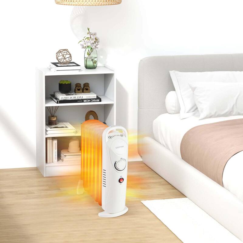 Costway 700W Portable Oil Heater with Adjustable Thermostat & 120 - See Details