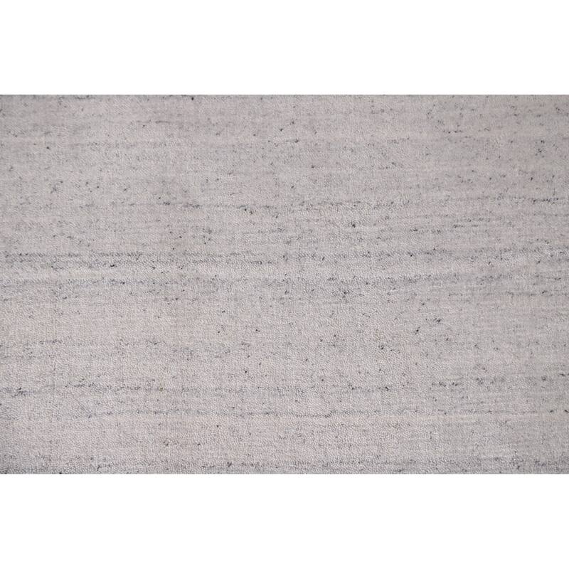 Hand Knotted Oriental 100% Wool Carpet Tribal Contemporary Beige & Ivories Gabbeh Area Rug - 5' 8'' X 5' 4''