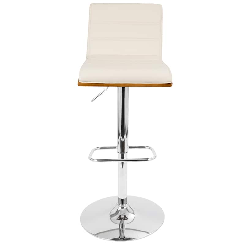 Carson Carrington Ljungby Adjustable Bar Stool (Set of 2) - Cream