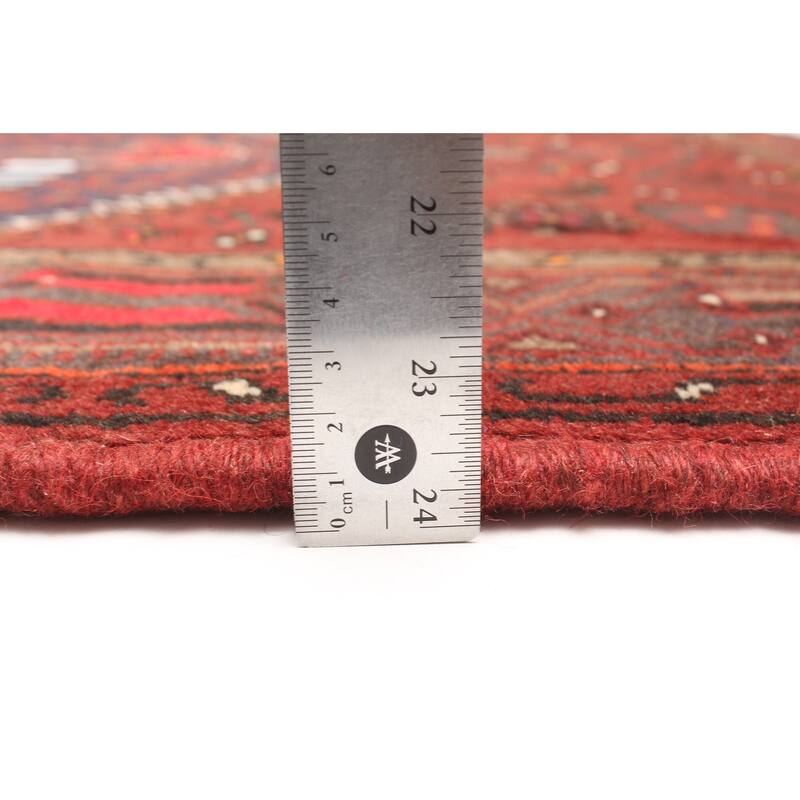 ECARPETGALLERY Hand-knotted Andelz Navy Wool Rug - 4'0 x 6'5