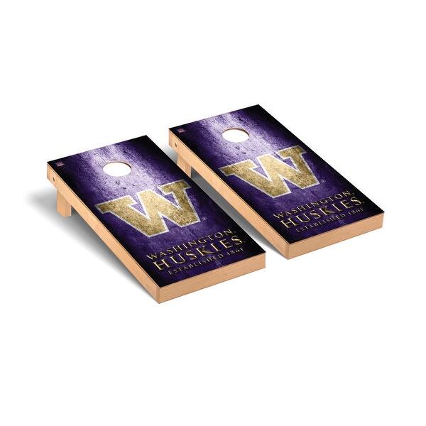 slide 2 of 5, Washington Huskies Museum Cornhole Board Set