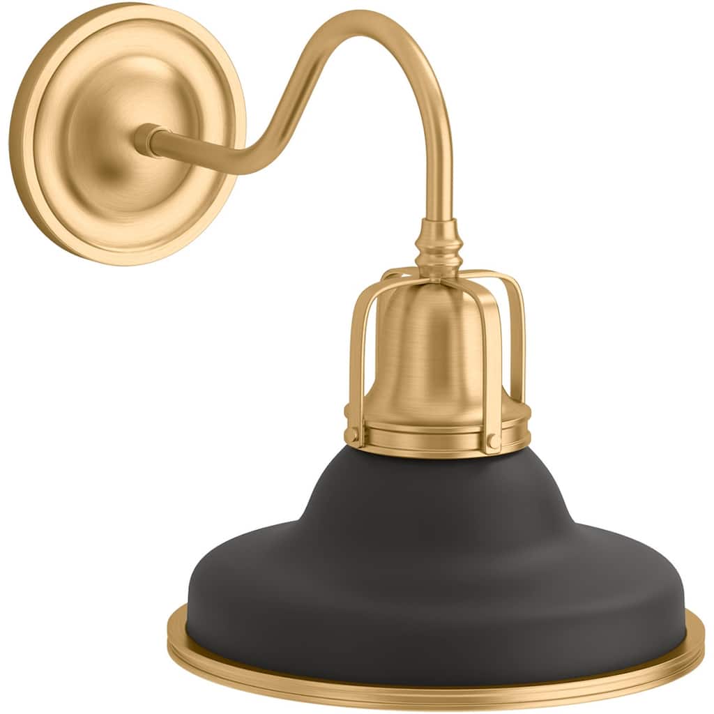 Kohler Lighting Hauksbee 10" Wide 1 Light Wall Sconce with Domed Metal