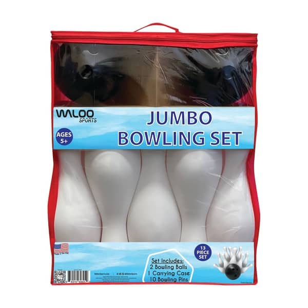 slide 2 of 5, Waloo Sports Jumbo Bowling Set