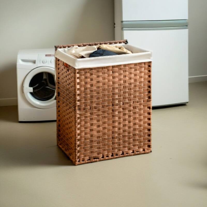 GDFStudio - Ethan Monroe Laundry Hamper Set - Versatile and Stylish Storage Solution - Orange