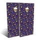 preview thumbnail 8 of 7, 80s Purple Outdoor Cornhole Board Set Backyard 2x4 - Include Carrying Case