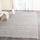 SAFAVIEH Laguna Shag Verdiana Solid Color 2-inch Thick Shag Rug - 5'3" x 7'6" - Silver