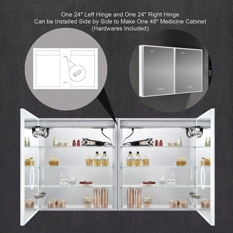 Blossom LED Lighted Mirror Medicine Cabinet