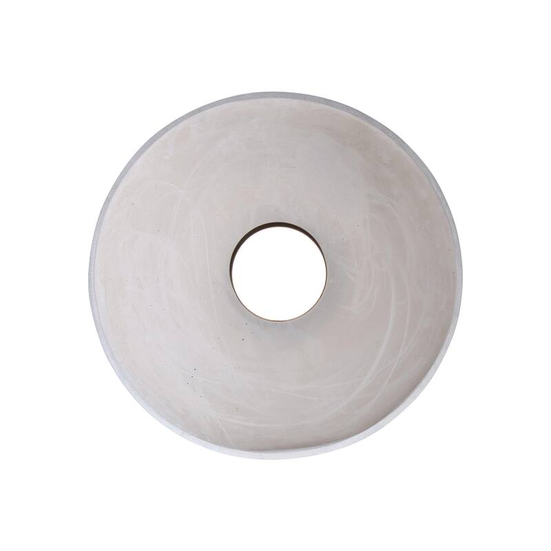 Golden Lighting Aethera 22in Integrated LED Pendant in Grey Cement - Gold