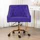 preview thumbnail 30 of 31, Modern Home Office Chair Velvet Swivel Armchair Chair with Soft Seat - 23.00 x 20.00 x 36.00 inch