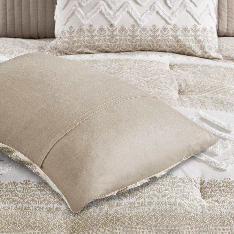 GDF Studio - Mila Cotton Comforter Set with Chenille Tufting