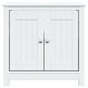 preview thumbnail 3 of 5, vidaXL Bathroom Sink Cabinet Vanity Cabinet Cupboard BERG Solid Wood Pine - 23.6" x 13.4" x 23.2"